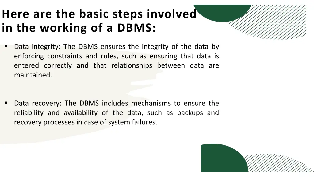 here are the basic steps involved in the working 1