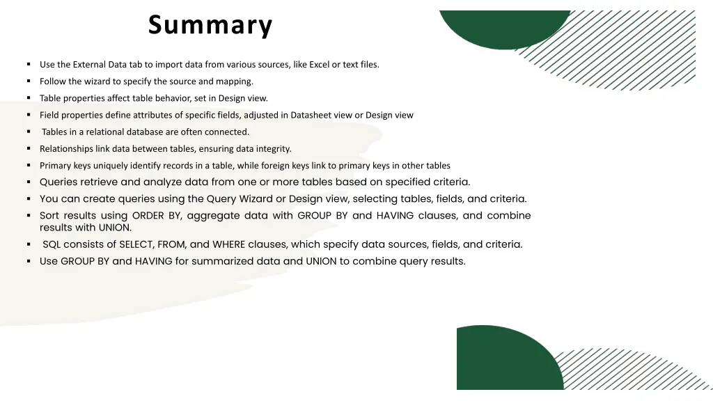summary 2