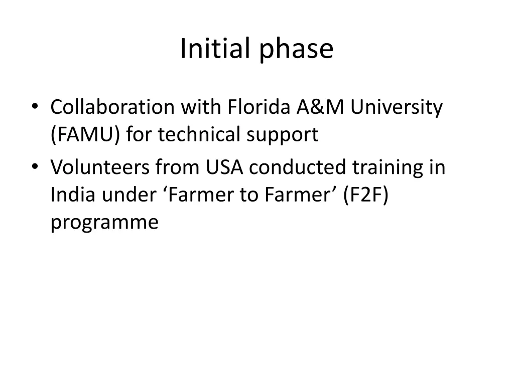 initial phase