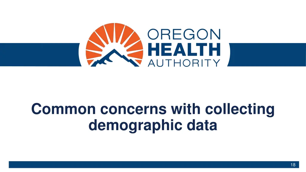 common concerns with collecting demographic data