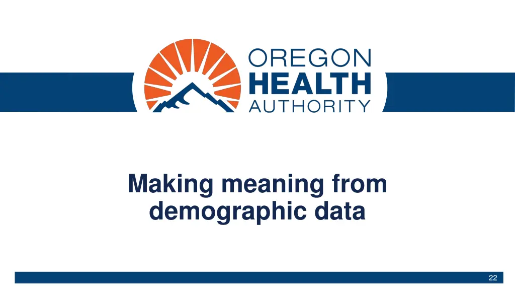 making meaning from demographic data