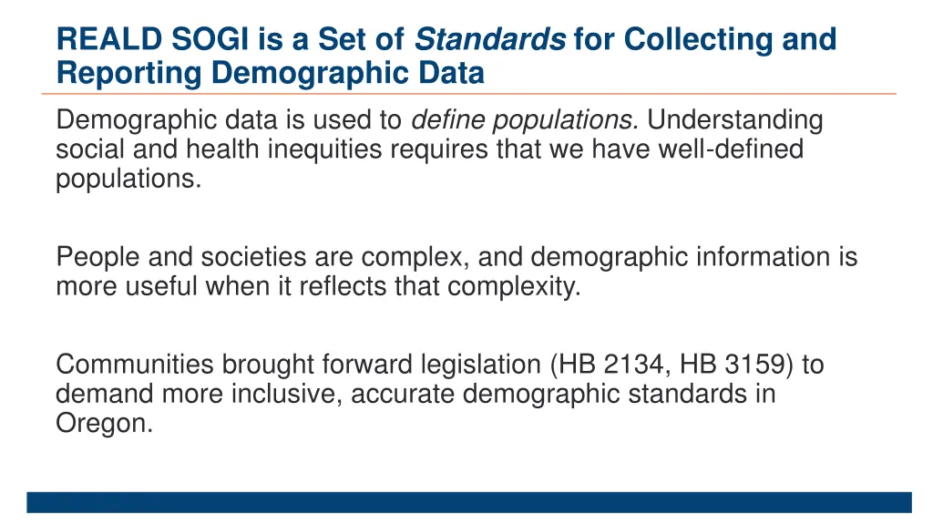 reald sogi is a set of standards for collecting