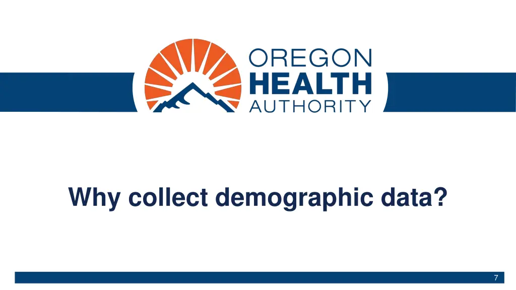 why collect demographic data