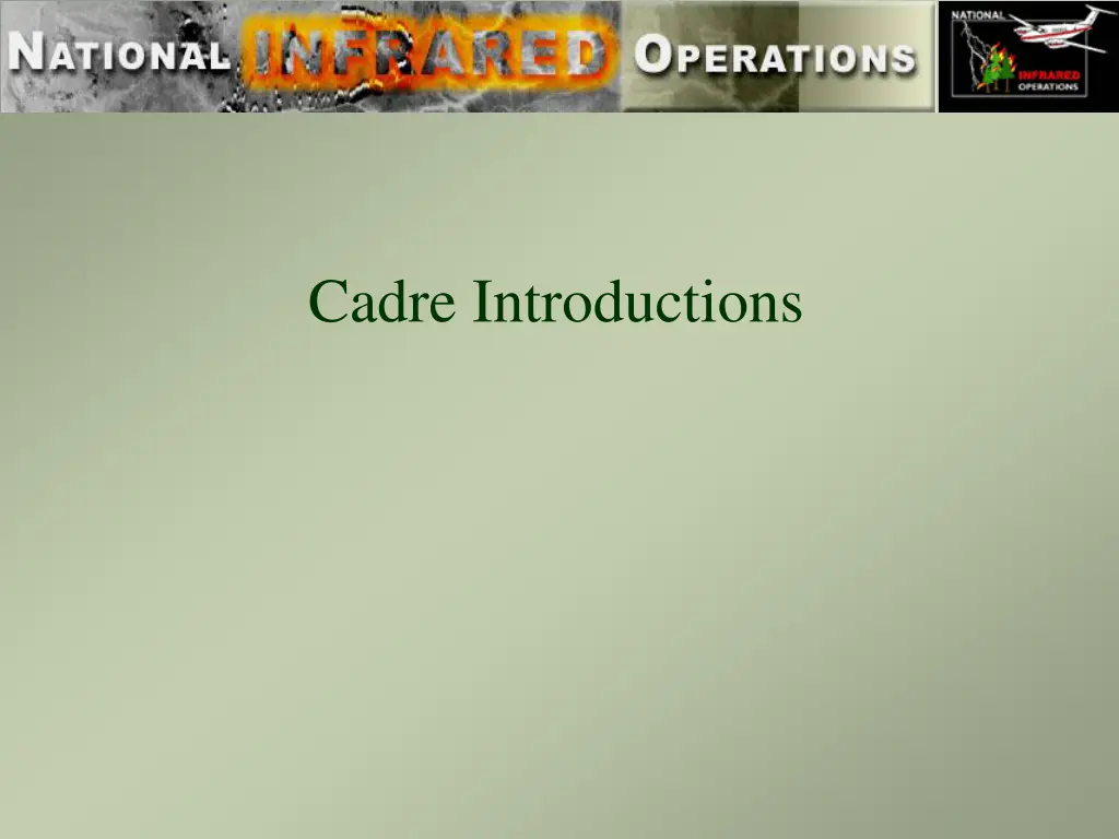 cadre introductions