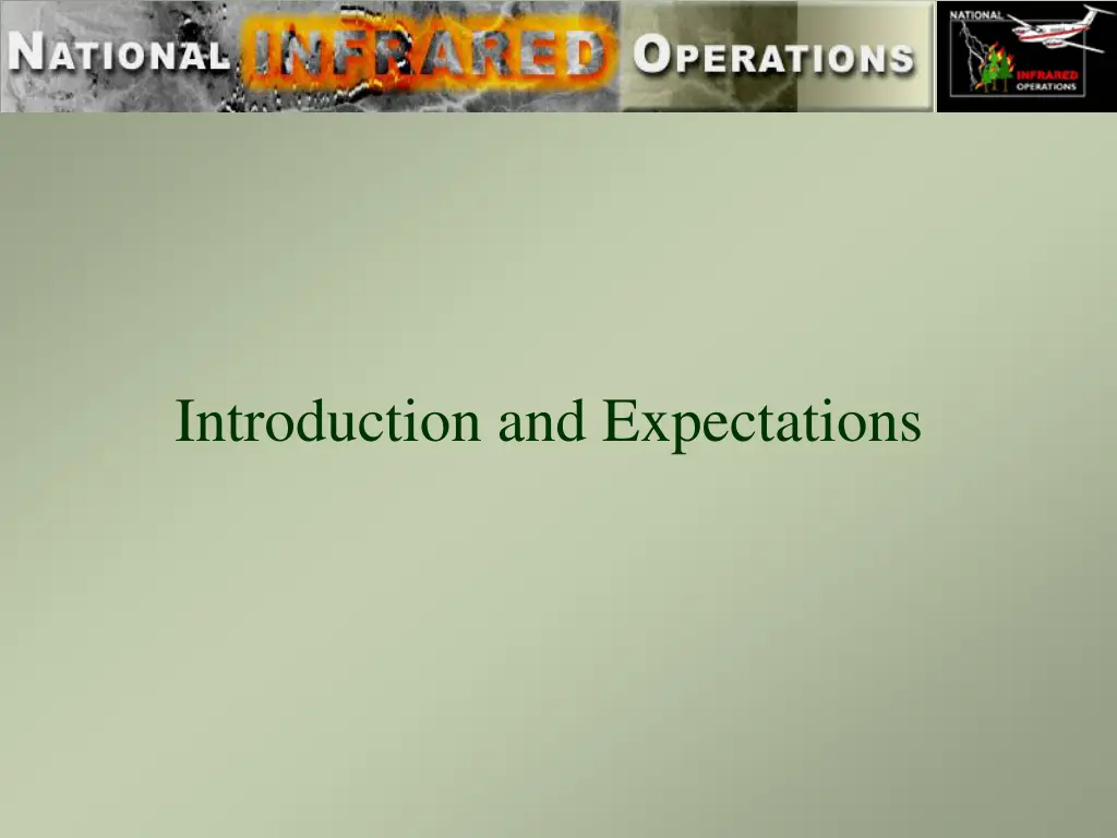 introduction and expectations