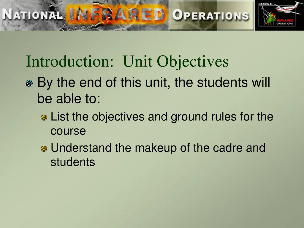 introduction unit objectives by the end of this