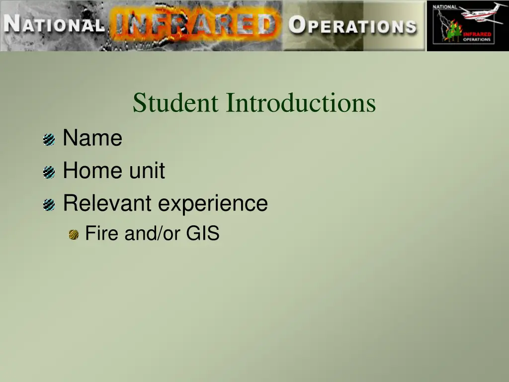student introductions
