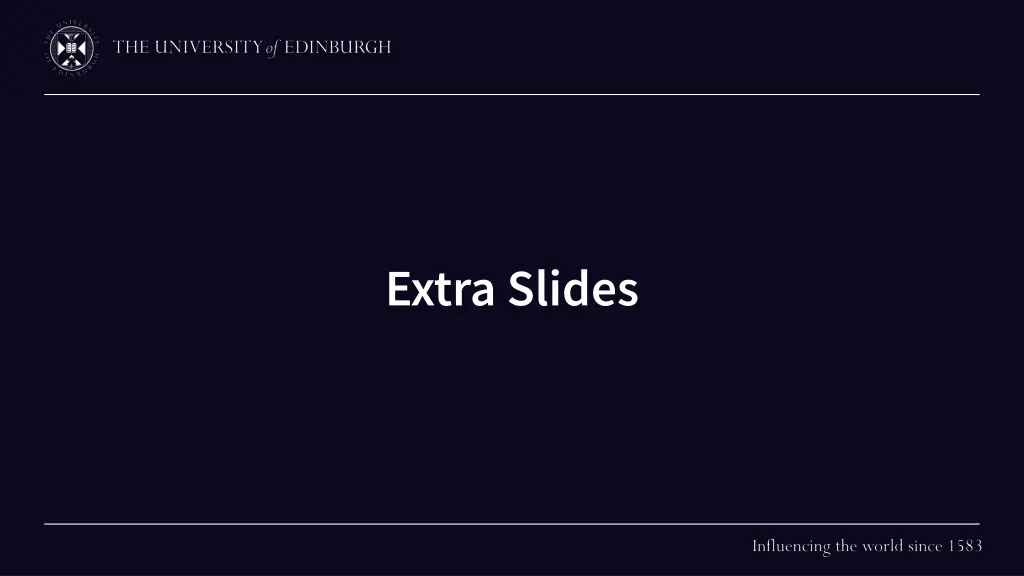 extra slides