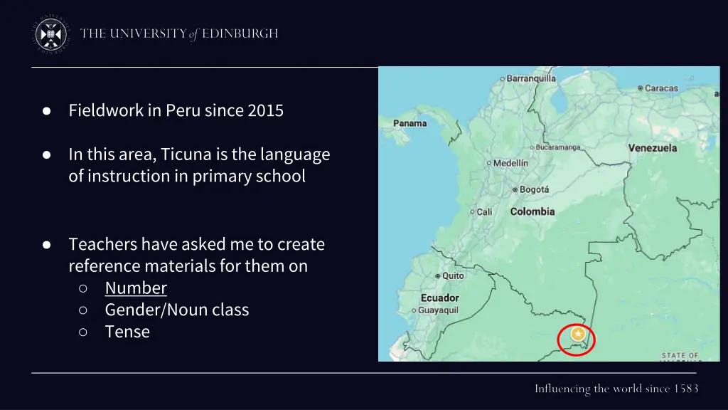 fieldwork in peru since 2015