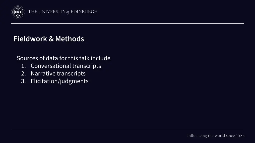 fieldwork methods