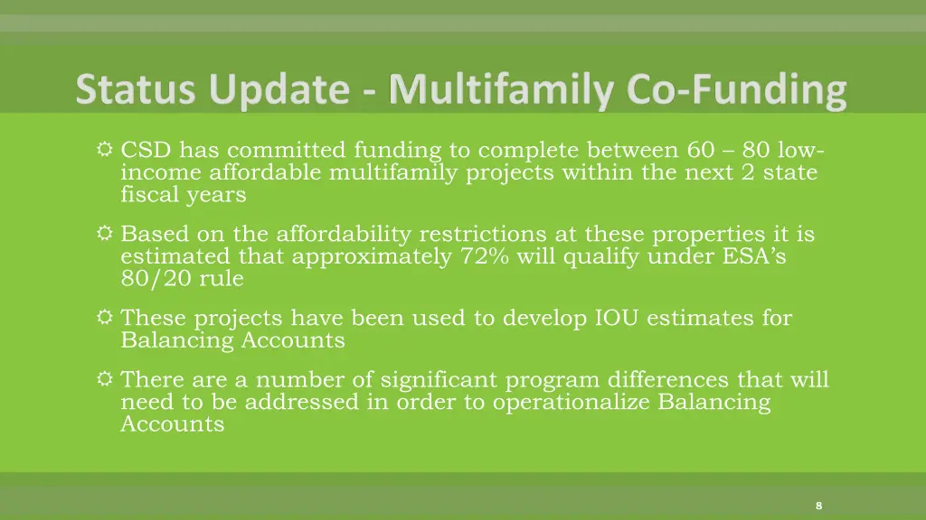 csd has committed funding to complete between