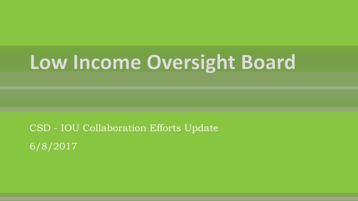 csd iou collaboration efforts update