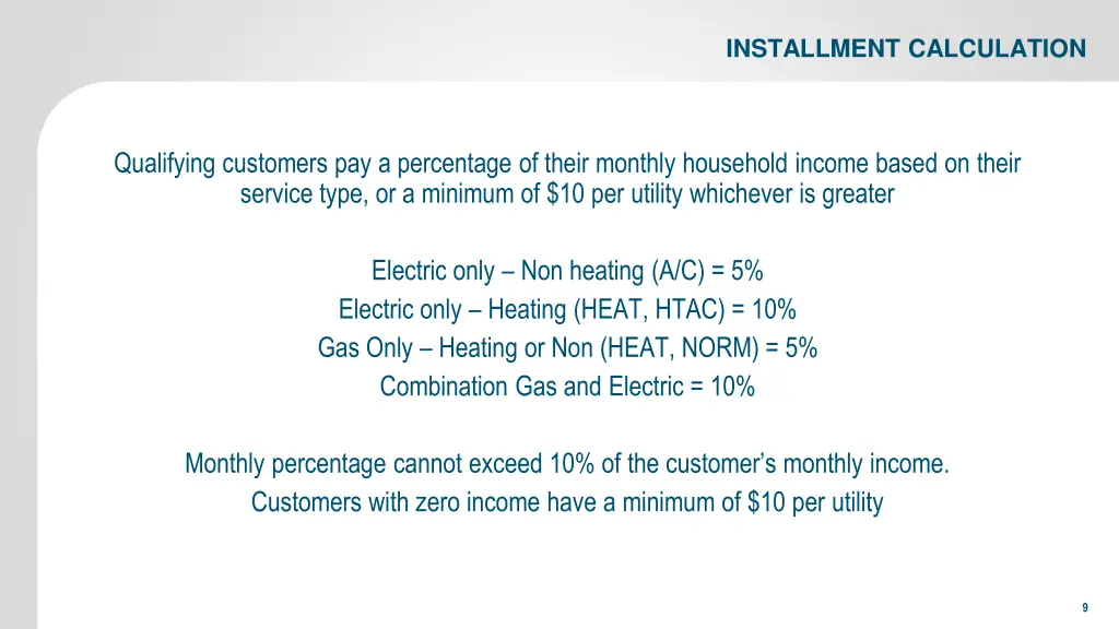 installment calculation