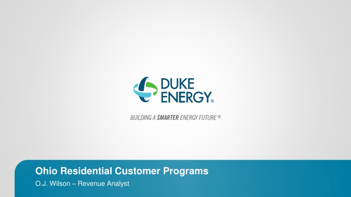 ohio residential customer programs o j wilson