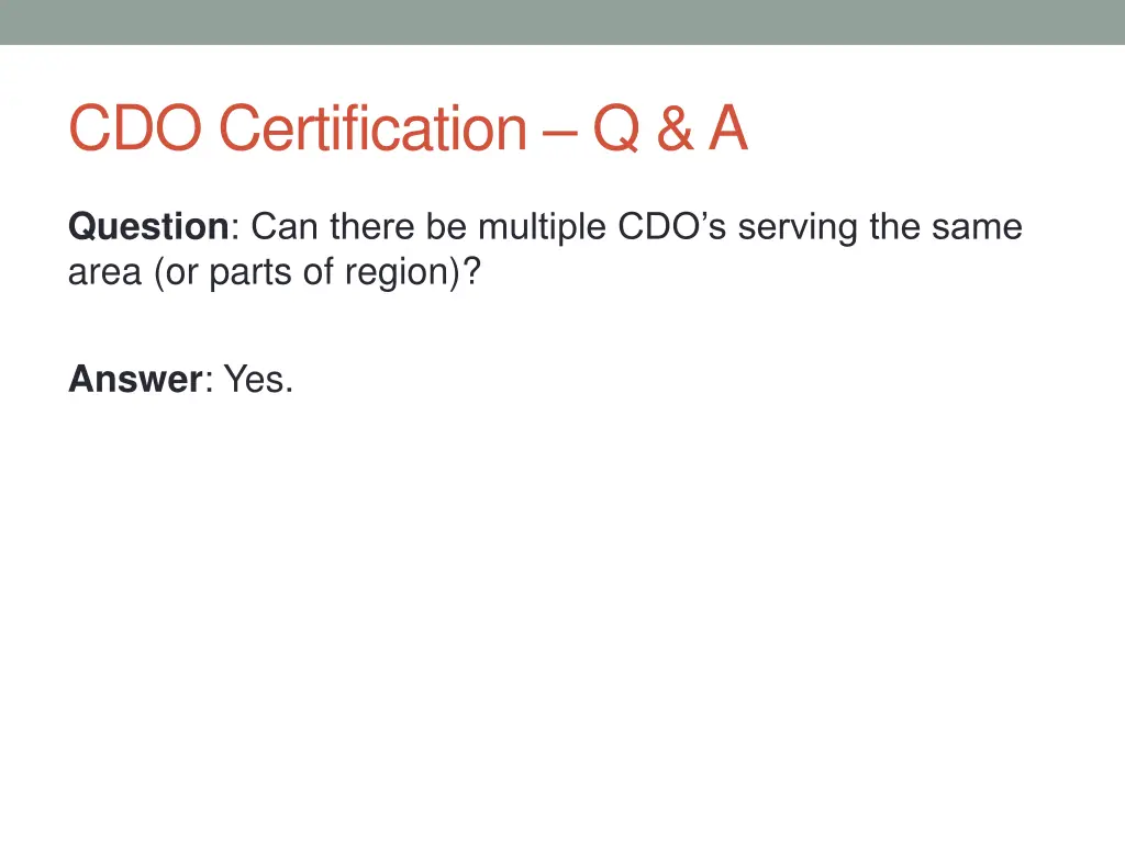 cdo certification q a 6