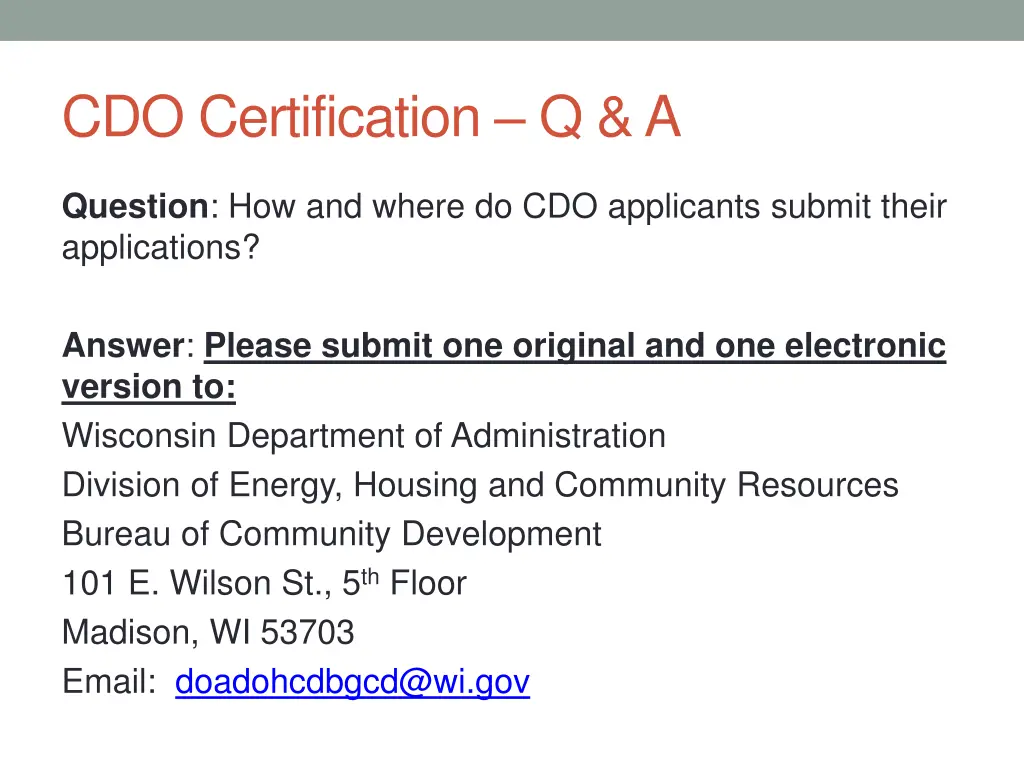 cdo certification q a 7
