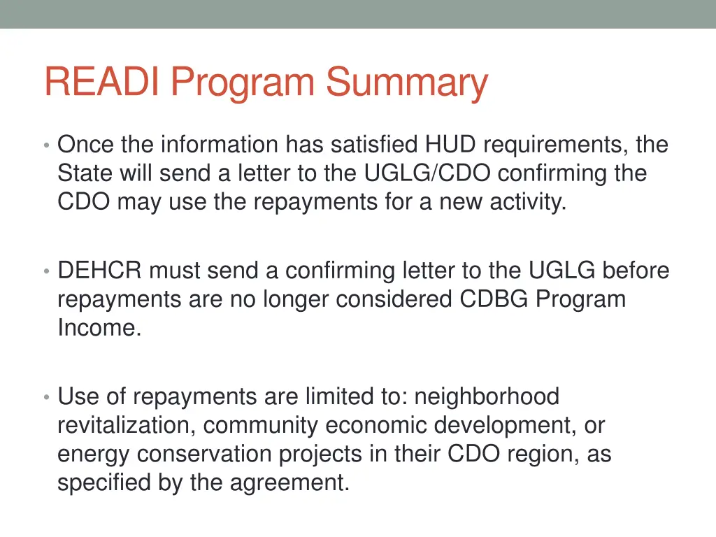 readi program summary 11
