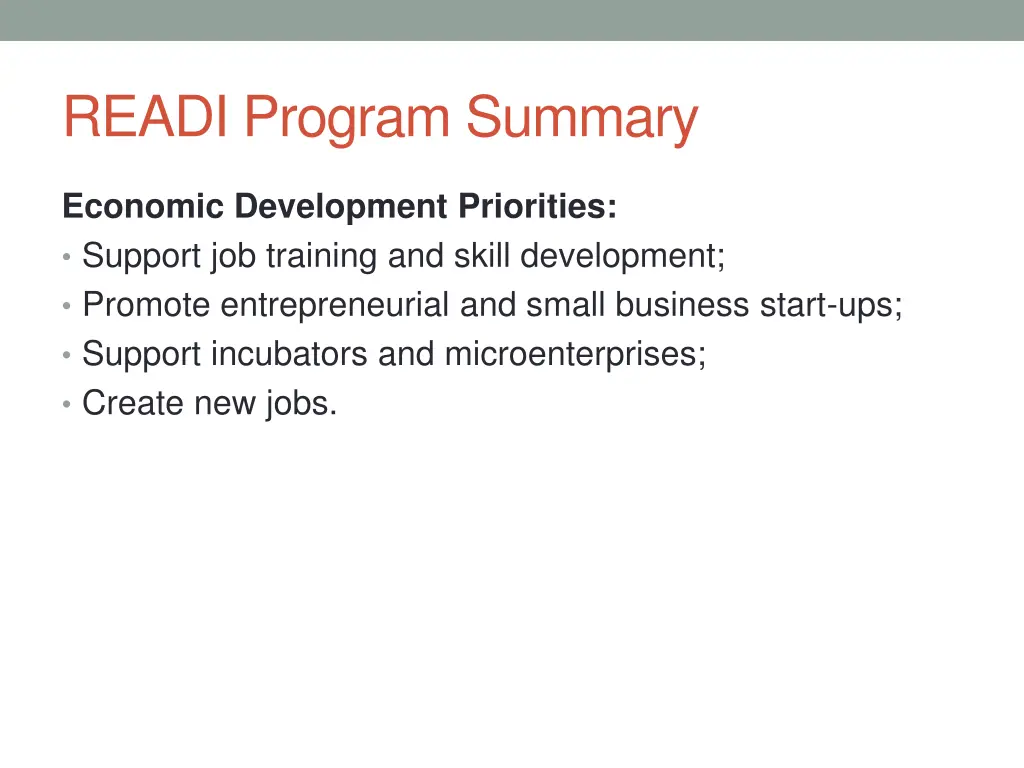 readi program summary 3
