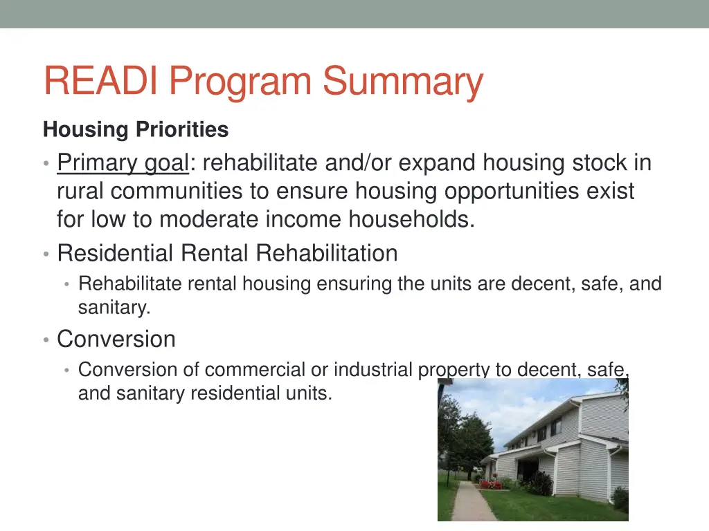 readi program summary 4