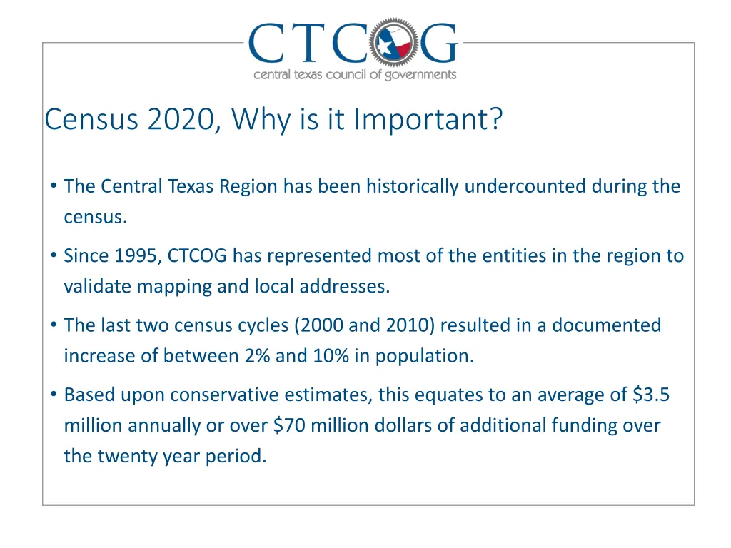 census 2020 why is it important