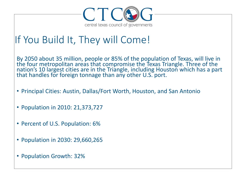if you build it they will come