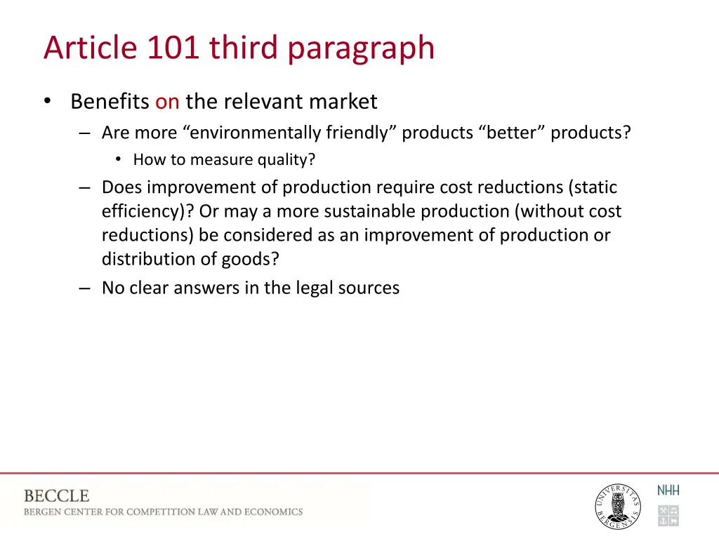 article 101 third paragraph 2