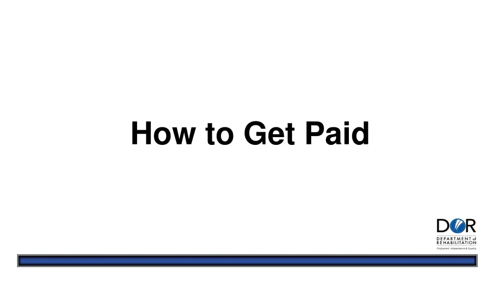 how to get paid