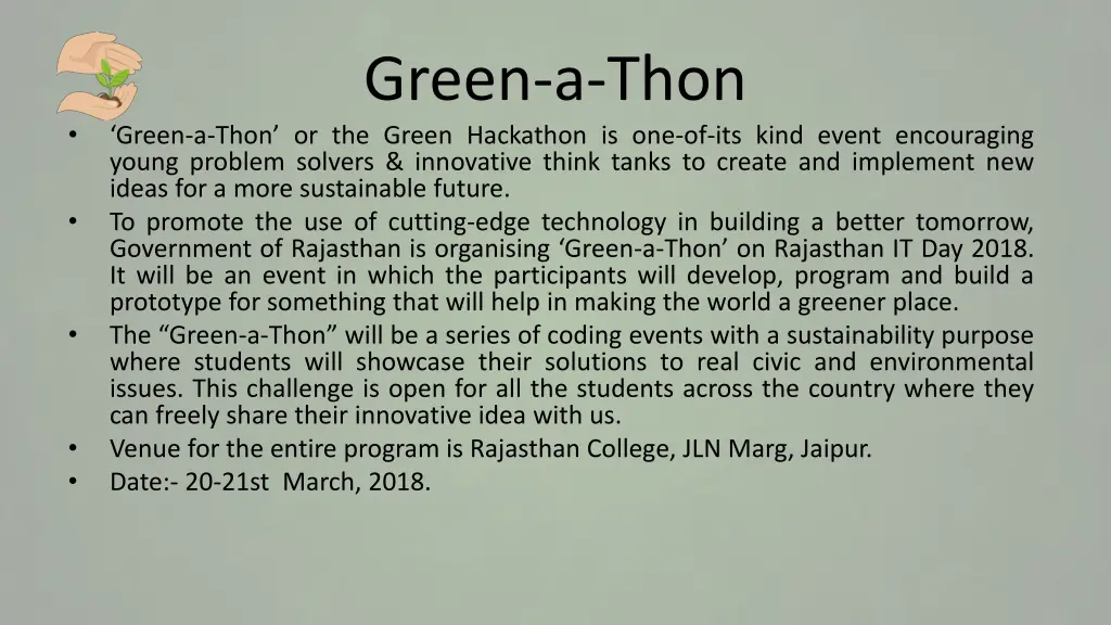 green a thon