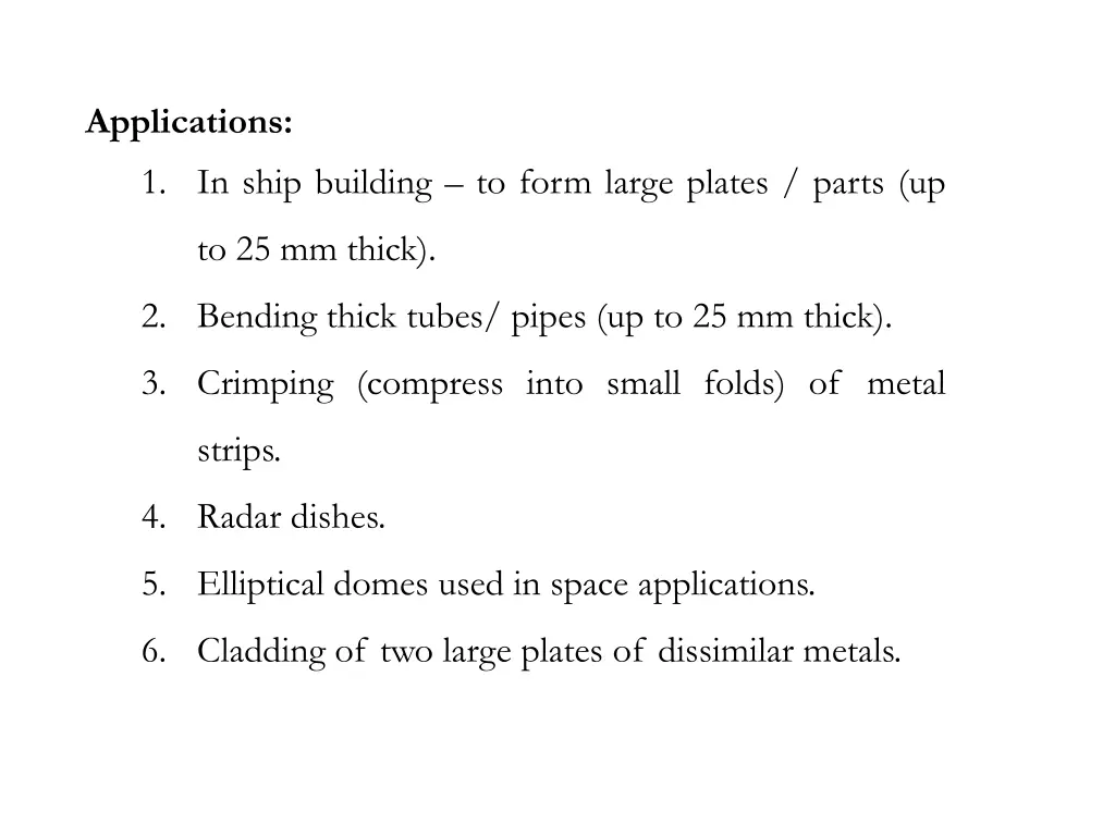 applications