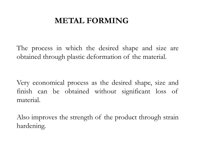 metal forming