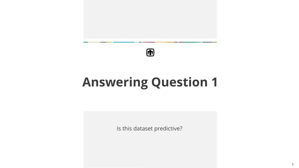 answering question 1