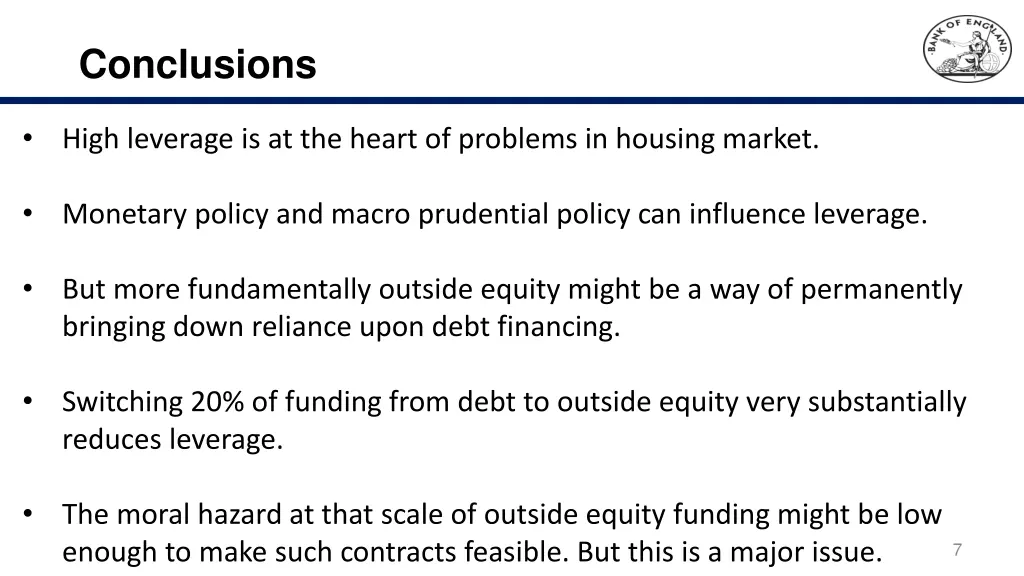 conclusions