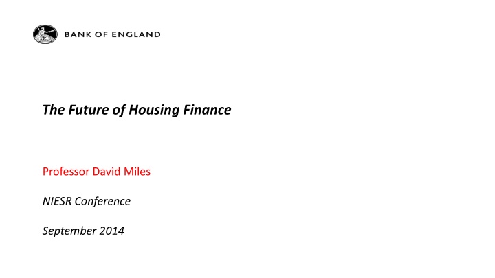 the future of housing finance