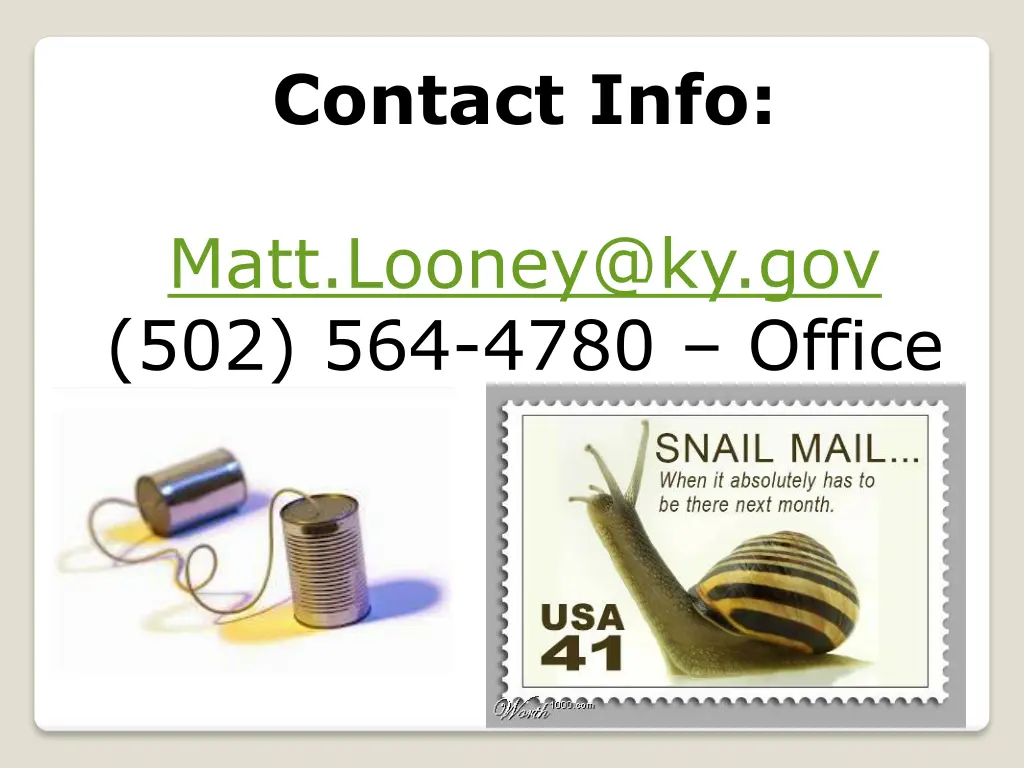 contact info