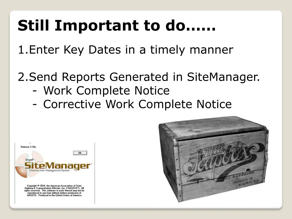 still important to do