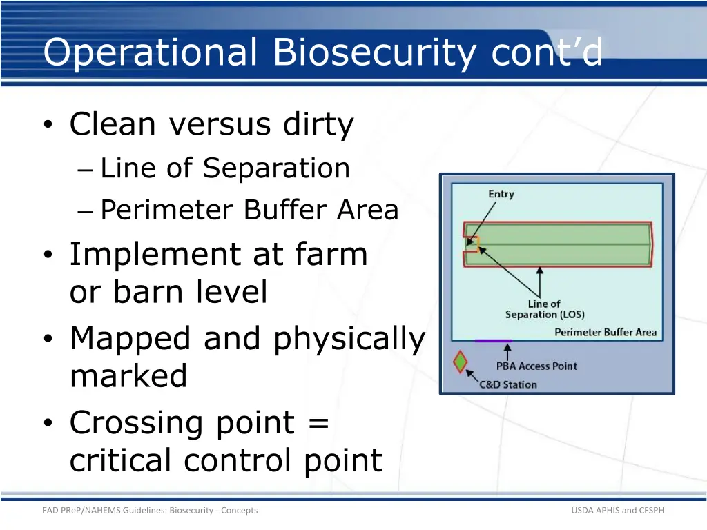 operational biosecurity cont d 1