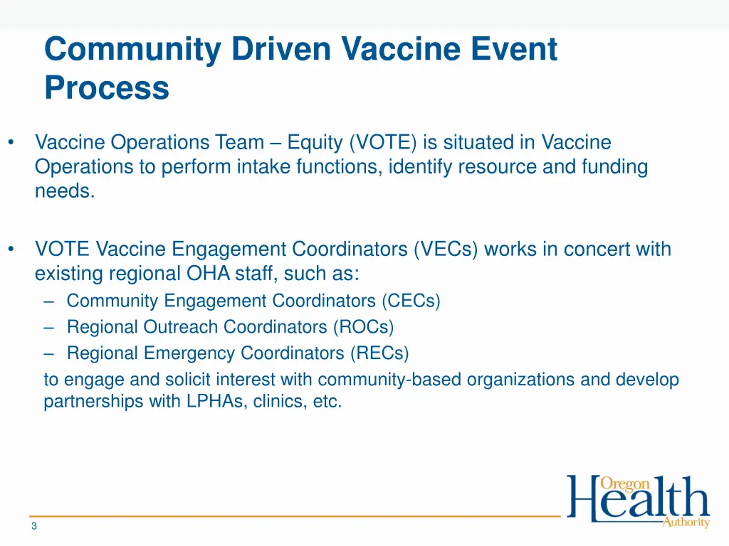 community driven vaccine event process 1