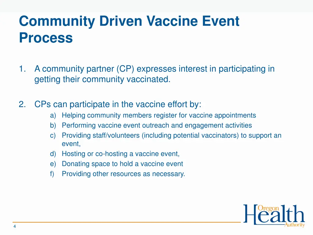 community driven vaccine event process 2