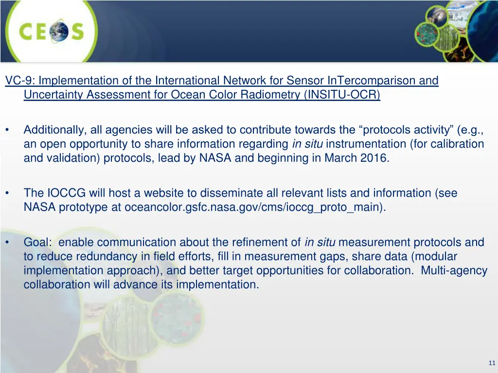 vc 9 implementation of the international network 2
