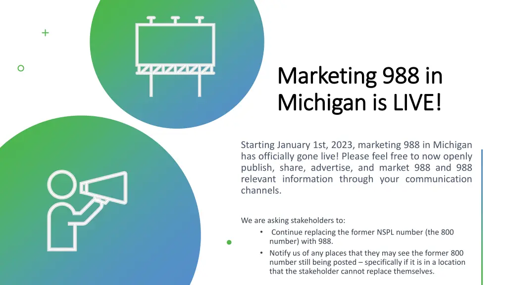 marketing 988 in marketing 988 in michigan