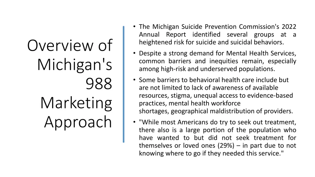 the michigan suicide prevention commission s 2022