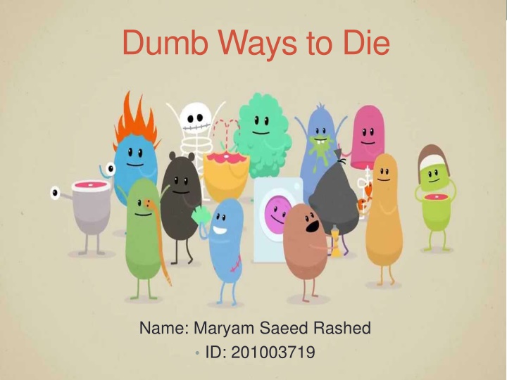 dumb ways to die