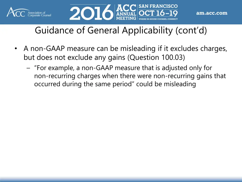 guidance of general applicability cont d 2