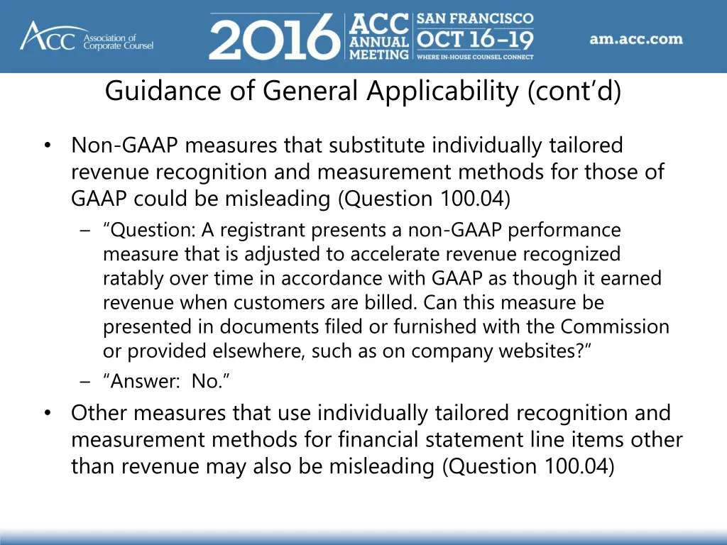 guidance of general applicability cont d 3