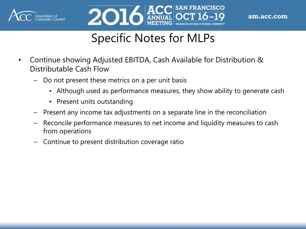 specific notes for mlps