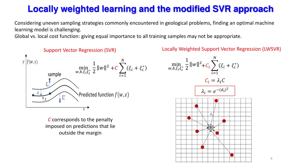 locally weighted learning and the modified