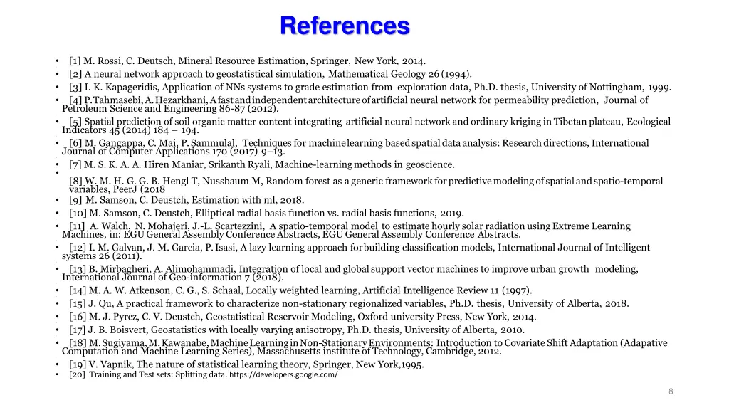 references