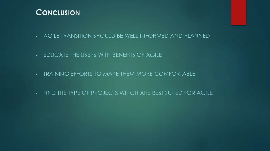 c onclusion