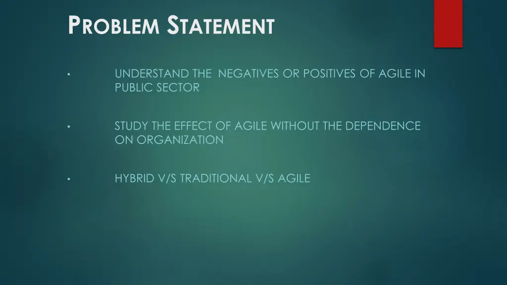 p roblem s tatement 1