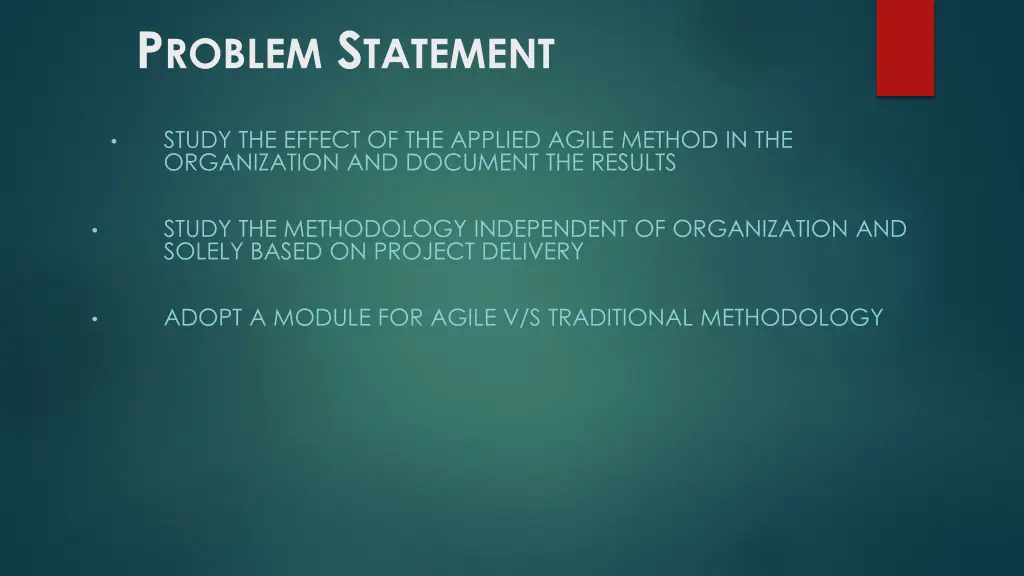 p roblem s tatement